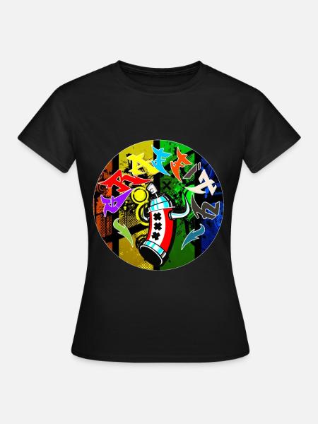 Graffiti graffiti - T-shirt Femme - noir