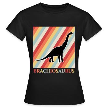 Dino - Women's T-Shirt - black - Front - AI Model Female 172 dark (172cm)