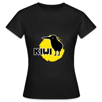 kiwi - T-shirt Femme - noir - Devant - AI Model Female 172 dark (172cm)