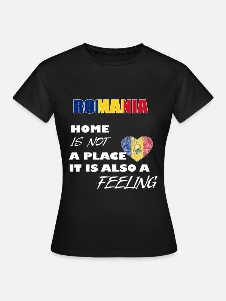 Rumänien - Frauen T-Shirt - Schwarz