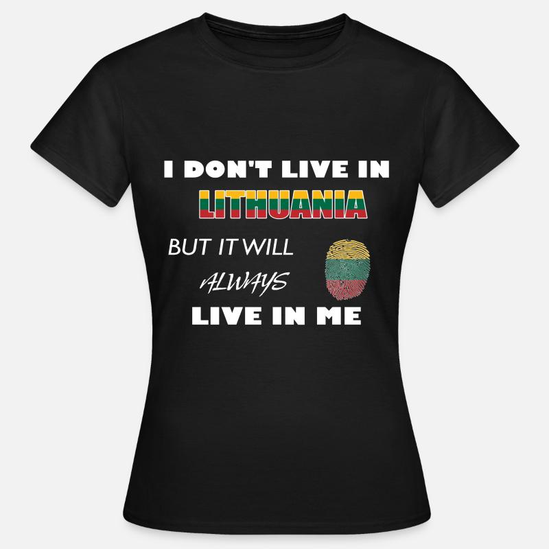 Lithuania EU - Women's T-Shirt - black