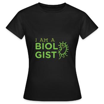 Biologiste biologiste - T-shirt Femme - noir - Devant - AI Model Female 172 dark (172cm)