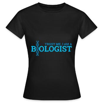 Biologiste biologiste - T-shirt Femme - noir - Devant - AI Model Female 172 dark (172cm)
