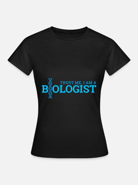 Biologie - Dame-T-shirt - sort
