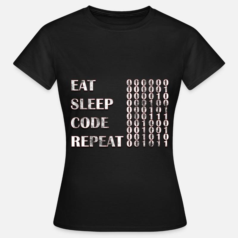 programmeur informatique - T-shirt Femme - noir