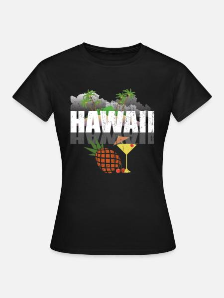 Hawaï - T-shirt Femme - noir