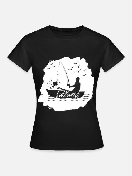 Fisherman angler - Women's T-Shirt - black