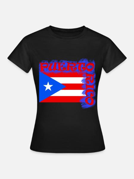 Puerto Rico - Frauen T-Shirt - Schwarz