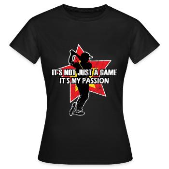 Golf - Golf - Les golfeurs - T-shirt Femme - noir - Devant - AI Model Female 172 dark (172cm)