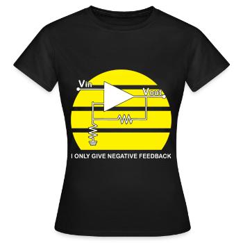 Électricien Humor Circuit Diagram Electrics - T-shirt Femme - noir - Devant - AI Model Female 172 dark (172cm)