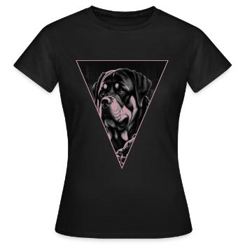 ROTTWEILER chien Rotti Rottie - T-shirt Femme - noir - Devant - AI Model Female 172 dark (172cm)