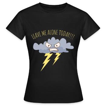 Schlechte Laune Shirt - Frauen T-Shirt - Schwarz - Vorne - AI Model Female 172 dark (172cm)
