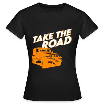 Véhicule tout-terrain 4x4 - T-shirt Femme - noir - Devant - AI Model Female 172 dark (172cm)
