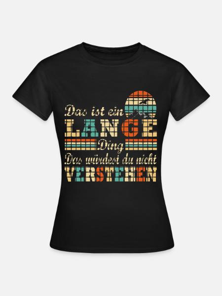 Name LANGE - Frauen T-Shirt - Schwarz