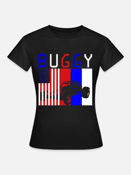 Buggy off-road off-road zand - Vrouwen T-shirt - zwart