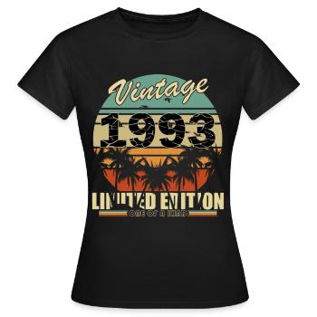1993 - Born 1993 - Fantastic since 1993 - Women's T-Shirt - black - Front - AI Model Female 172 dark (172cm)