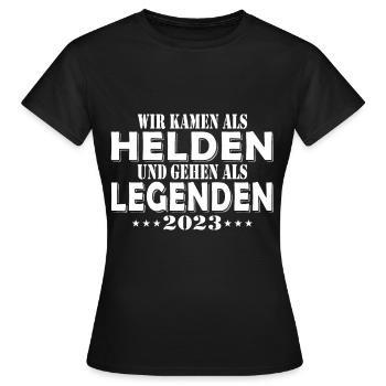 Abschlussklasse Abitur - Frauen T-Shirt - Schwarz - Vorne - AI Model Female 172 dark (172cm)