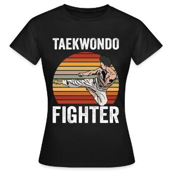 Tae Kwon Do - taekwondo - martial arts - Women's T-Shirt - black - Front - AI Model Female 172 dark (172cm)