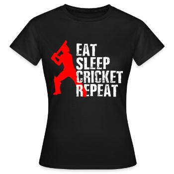 Cricket cricket cricket - T-shirt Femme - noir - Devant - AI Model Female 172 dark (172cm)