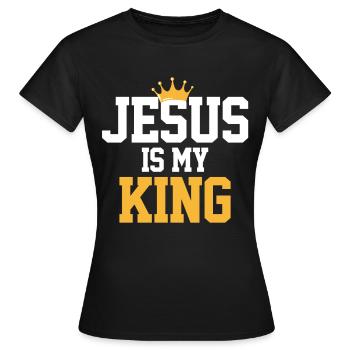 Christen - Frauen T-Shirt - Schwarz - Vorne - AI Model Female 172 dark (172cm)