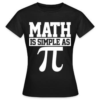 Pi Day - T-shirt Femme - noir - Devant - AI Model Female 172 dark (172cm)