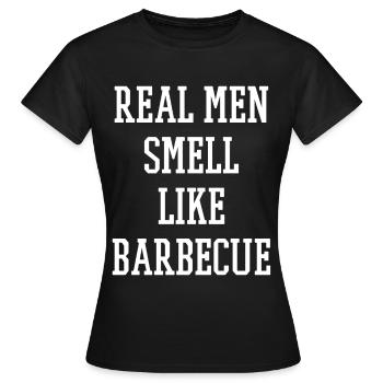 BBQ Barbecue BBQ - Women's T-Shirt - black - Front - AI Model Female 172 dark (172cm)