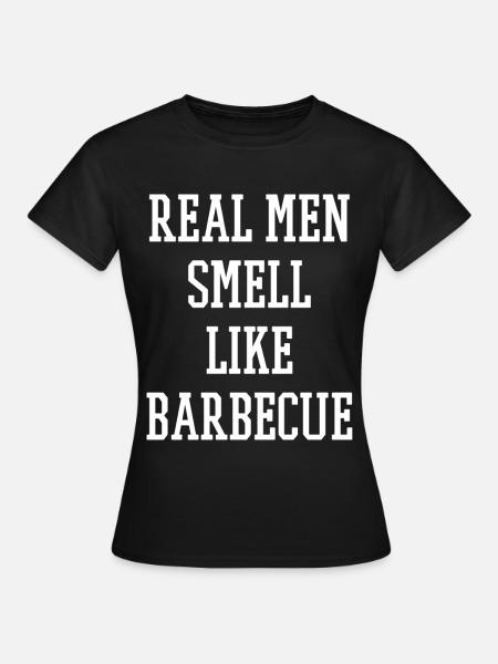 BBQ Barbecue Grillen - Frauen T-Shirt - Schwarz