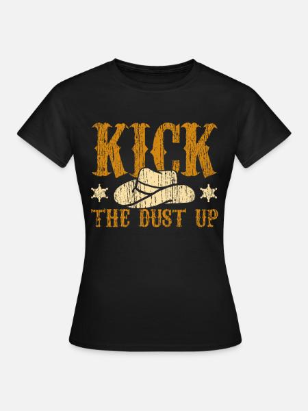 Western Country Dance - T-shirt Femme - noir