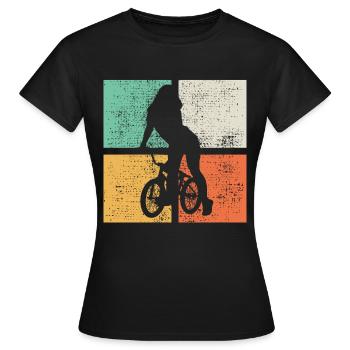 BMX BMX BMX - T-shirt Femme - noir - Devant - AI Model Female 172 dark (172cm)