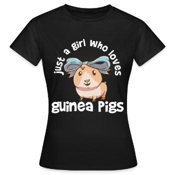 Guinea pig guinea pig guinea pig - Women's T-Shirt - black - Front - AI Model Female 172 dark (172cm)