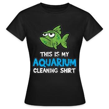 aquarium - T-shirt Femme - noir - Devant - AI Model Female 172 dark (172cm)