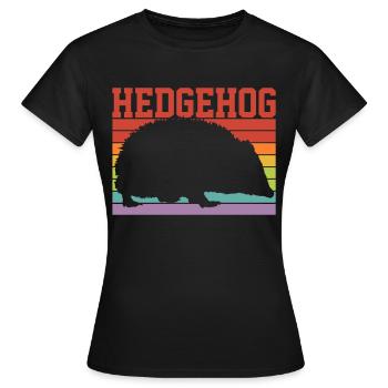 Hérisson hérisson - T-shirt Femme - noir - Devant - AI Model Female 172 dark (172cm)