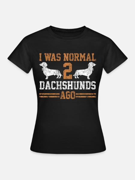 Dachshund dog - Women's T-Shirt - black