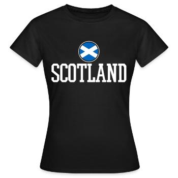Schottland Scott - Frauen T-Shirt - Schwarz - Vorne - AI Model Female 172 dark (172cm)