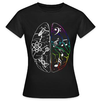 Brain Neurology - Frauen T-Shirt - Schwarz - Vorne - AI Model Female 172 dark (172cm)