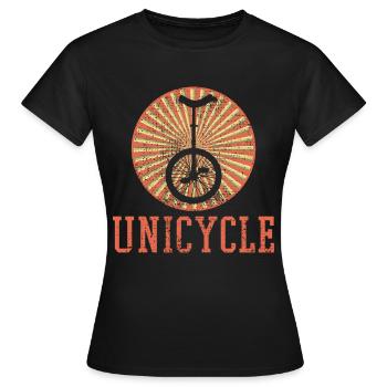 Monocycle monocycle monocycle monocycle monocycle - T-shirt Femme - noir - Devant - AI Model Female 172 dark (172cm)