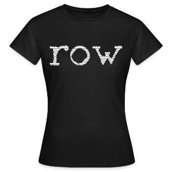 rangée - T-shirt Femme - noir - Devant - AI Model Female 172 dark (172cm)