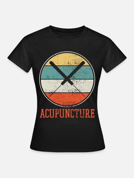 Acupuncture Vintage - Women's T-Shirt - black