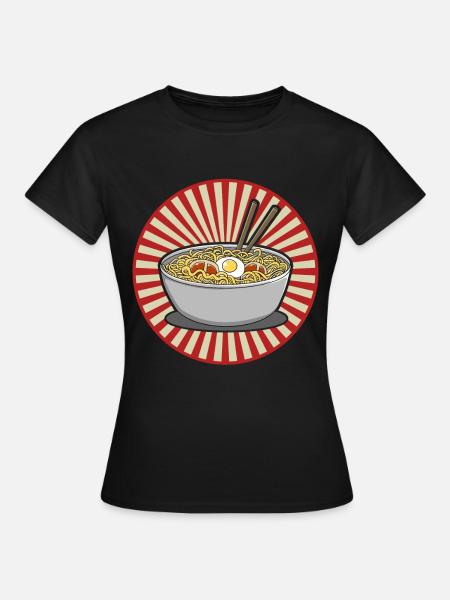 ramen - Frauen T-Shirt - Schwarz