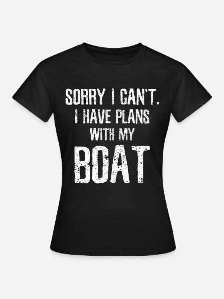 Bootfahren - Frauen T-Shirt - Schwarz
