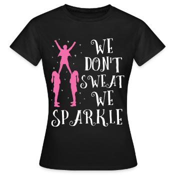 Cheerleading - T-shirt Femme - noir - Devant - AI Model Female 172 dark (172cm)