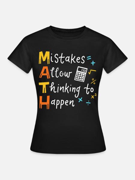 Mathelehrer - Frauen T-Shirt - Schwarz