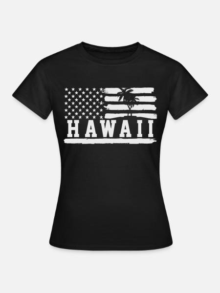 Hawaii - T-shirt Femme - noir