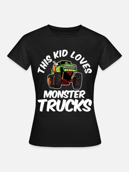 Monstertruck - Frauen T-Shirt - Schwarz