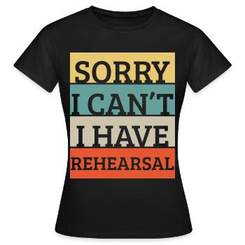 théâtre - T-shirt Femme - noir - Devant - AI Model Female 172 dark (172cm)