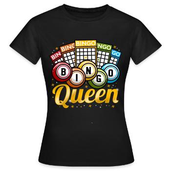 loto - T-shirt Femme - noir - Devant - AI Model Female 172 dark (172cm)