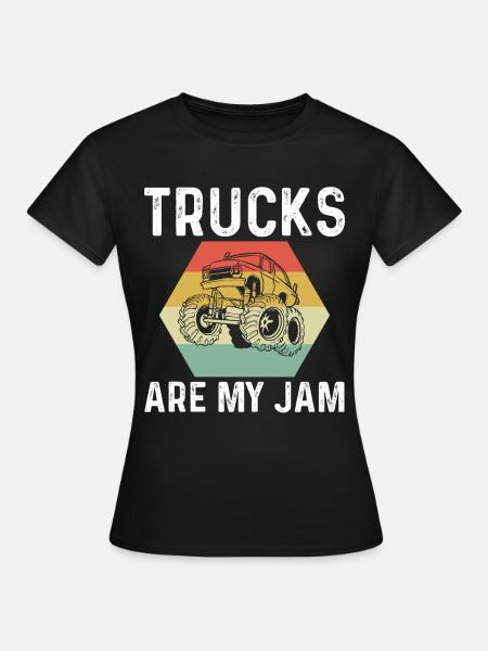 Monstertrucks - Frauen T-Shirt - Schwarz