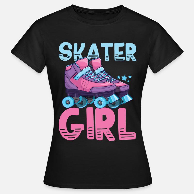 Roller skates roller skating - Women's T-Shirt - black
