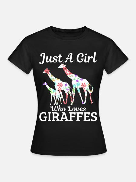 Giraffes - Women's T-Shirt - black