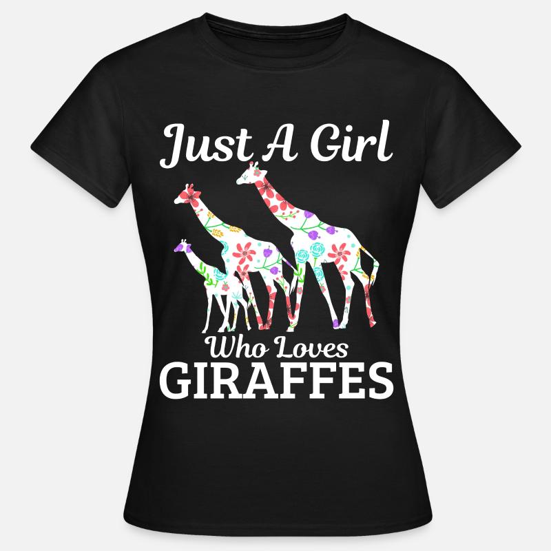 Giraffes - Women's T-Shirt - black